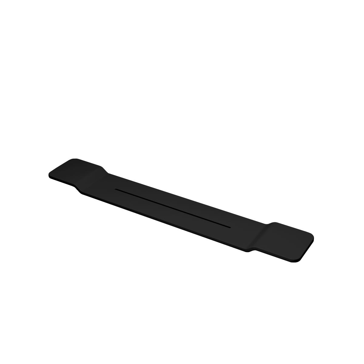 Best-Design "Hinza" badplank solid-surface zwart 950 x 150 mm