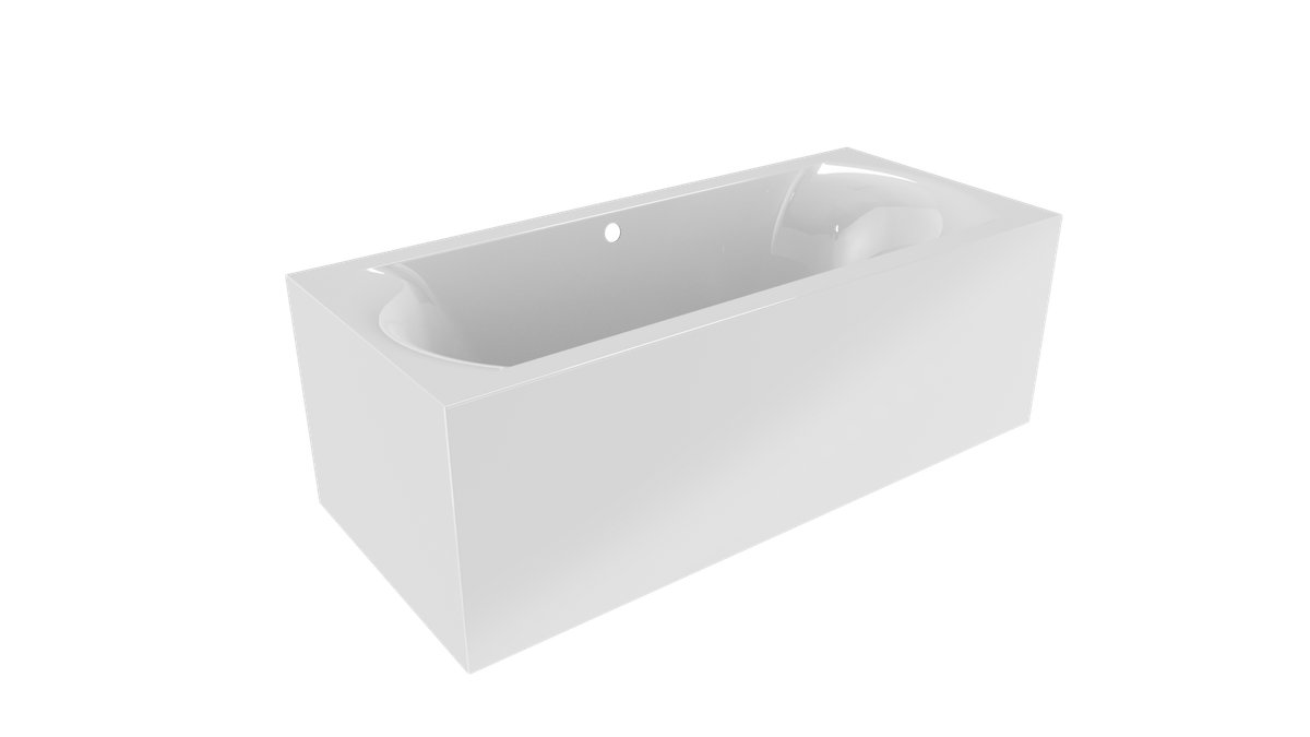 Riho Linares Plug & Play vrijstaand bad 170x75x62 cm