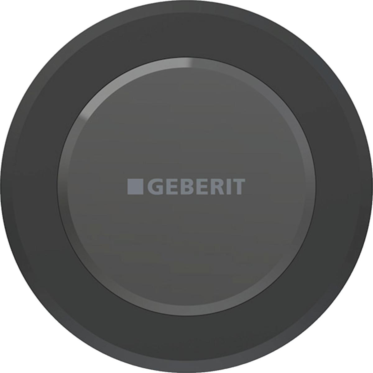 Geberit wc-stu, batt, 2-toets, type 10 infraroodtoets: matzwart