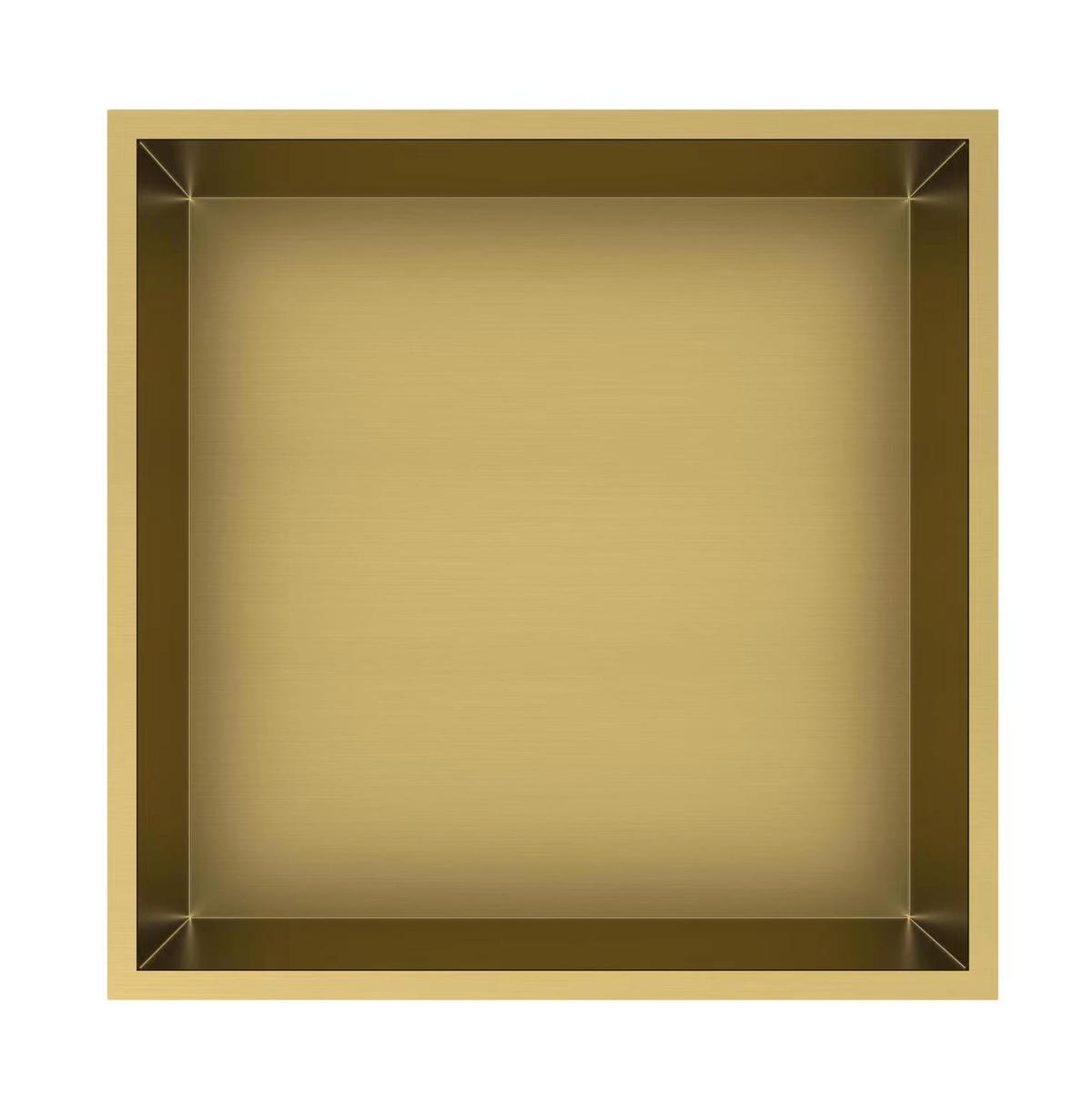Best-Design Nancy "Kaya" inbouwnis 30.5x30.5x7 cm mat-goud