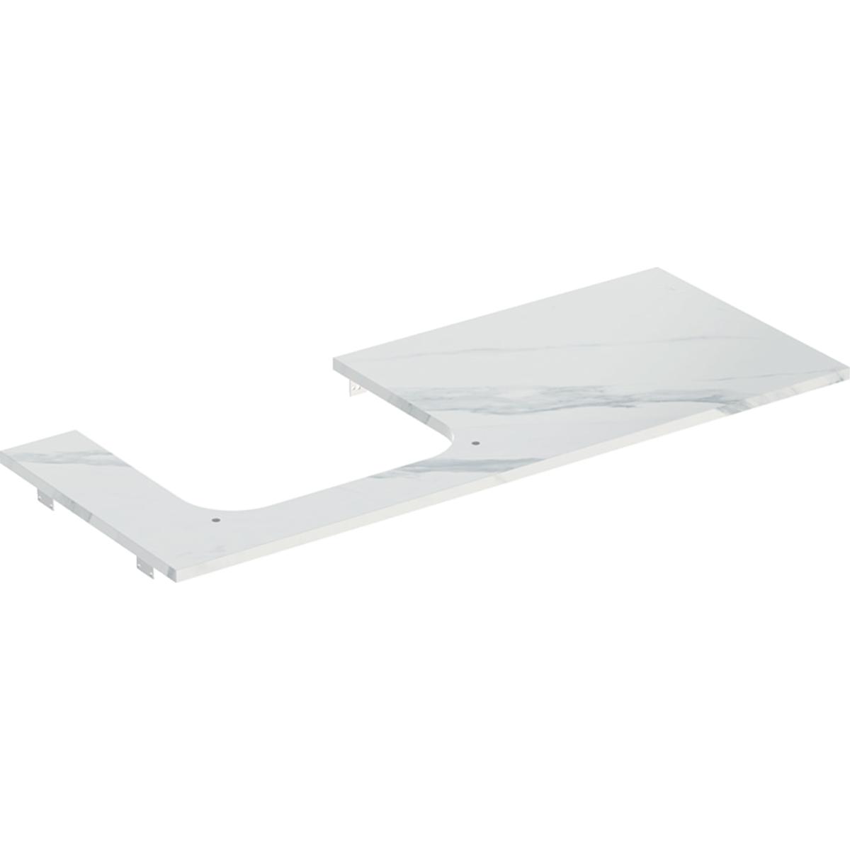 Geberit ONE Wastafelblad 120 cm, uitsparing links