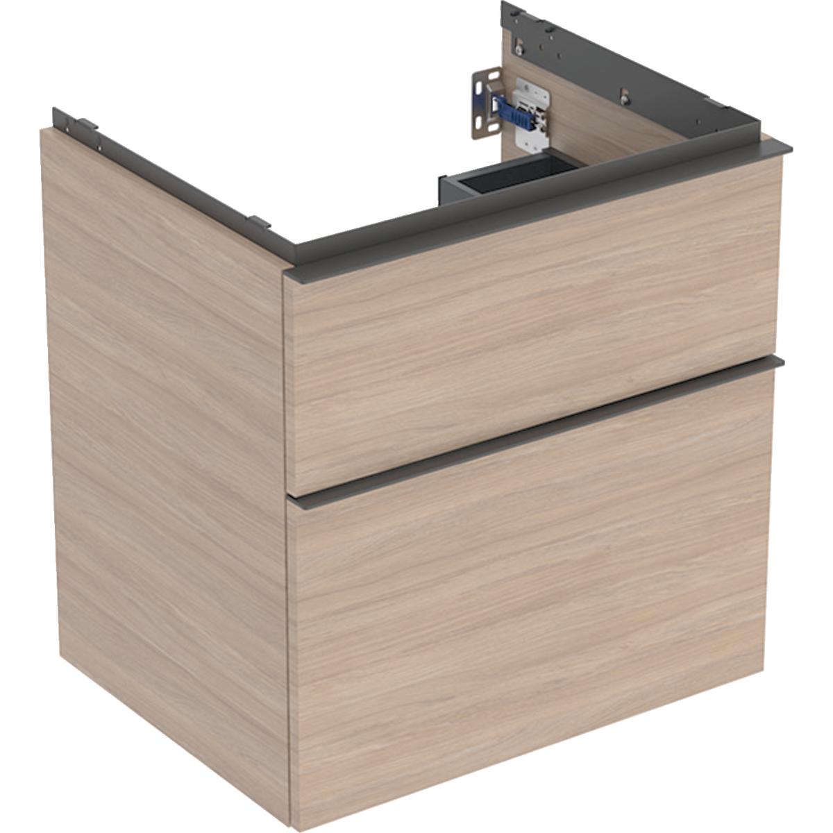 Geberit iCon Onderkast voor wastafel 60 cm, twee laden
