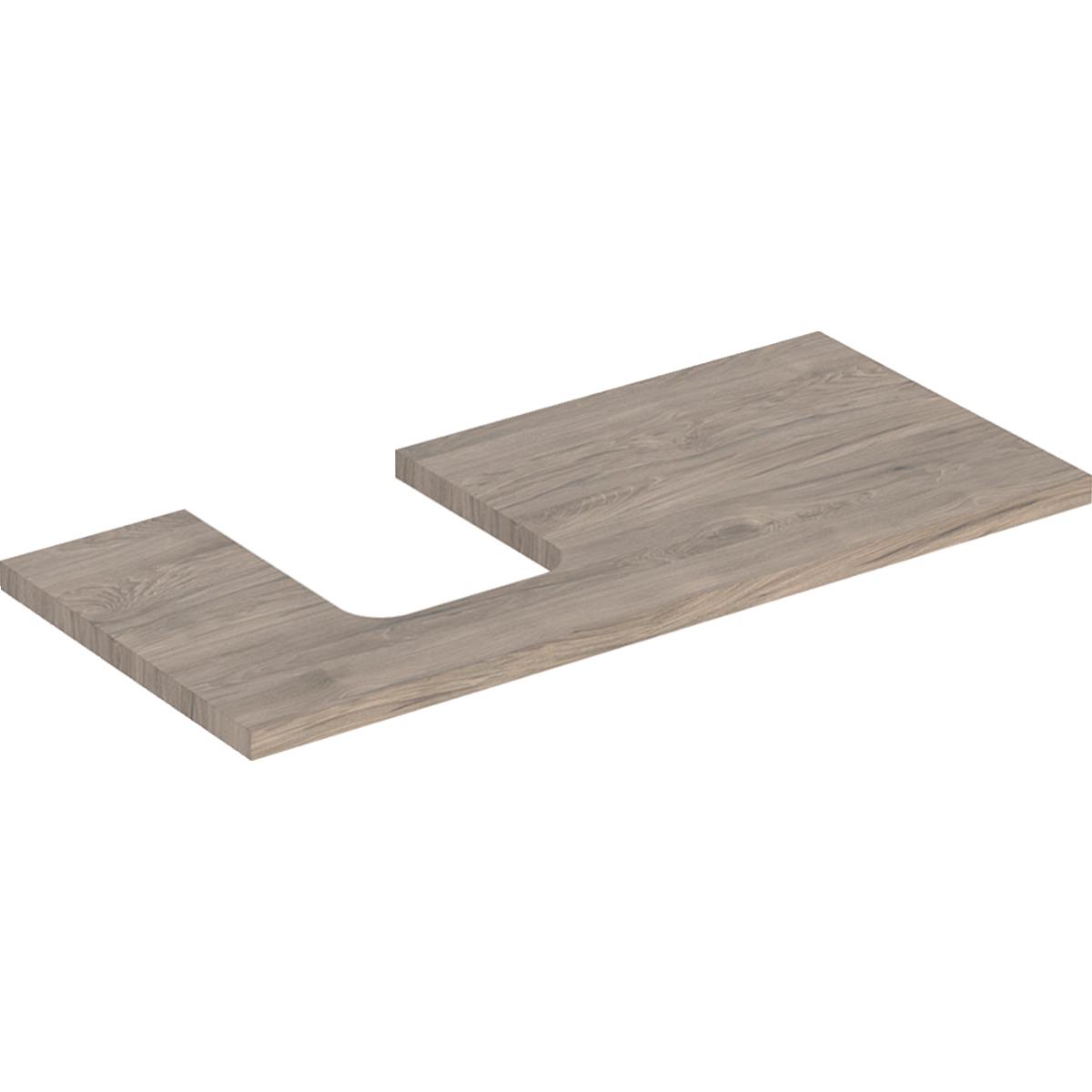 Geberit ONE Wastafelblad 105 cm, uitsparing links