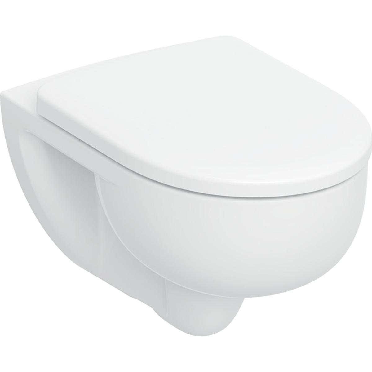 Geberit Renova Pack wand-wc diepsp TurbFl, SC QR zitting Wit