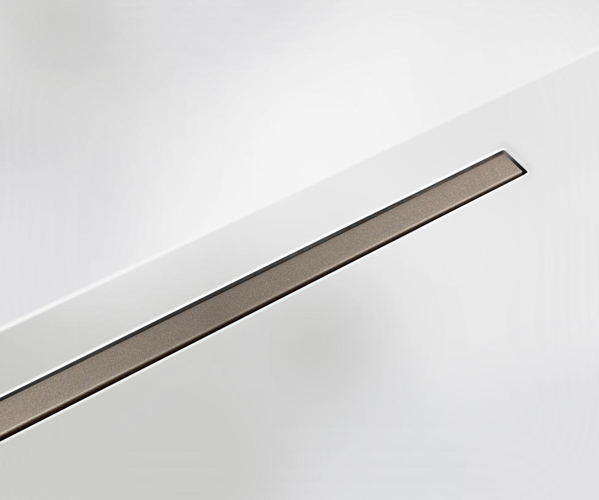Carrodrain Liquid douchegoot voor gietvloeren PRO 60 cm Tuscan