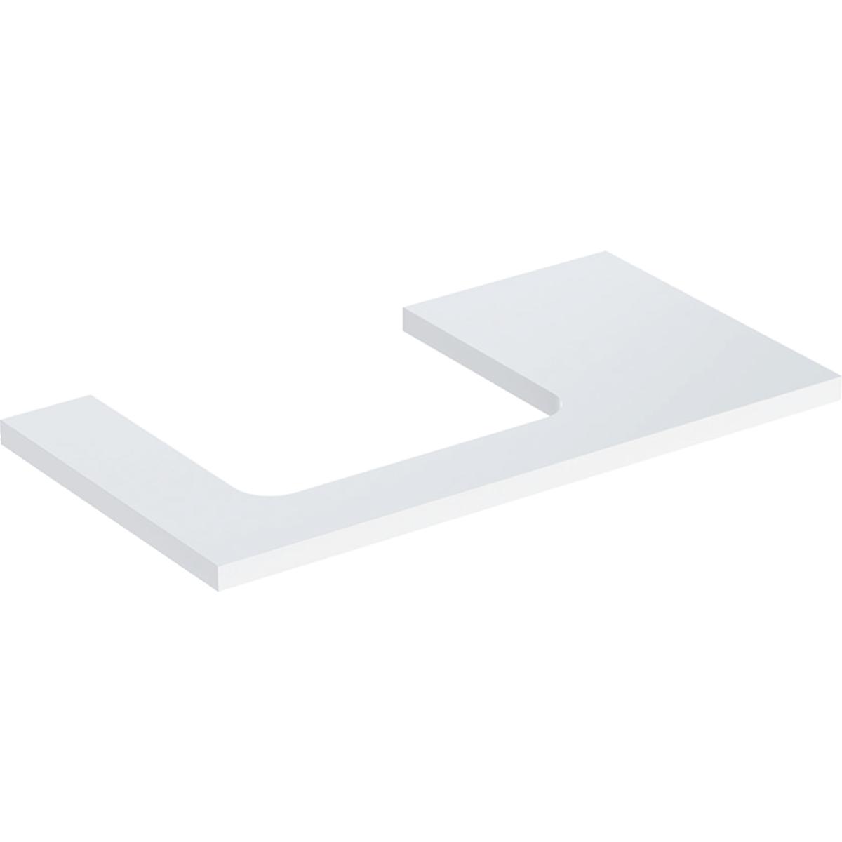 Geberit ONE Wastafelblad 90 cm, uitsparing links