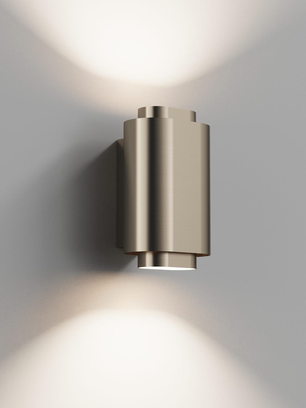 HIPP-Design WLV 03 BR wandlamp ovaal 10,2x17 cm — PVD brons