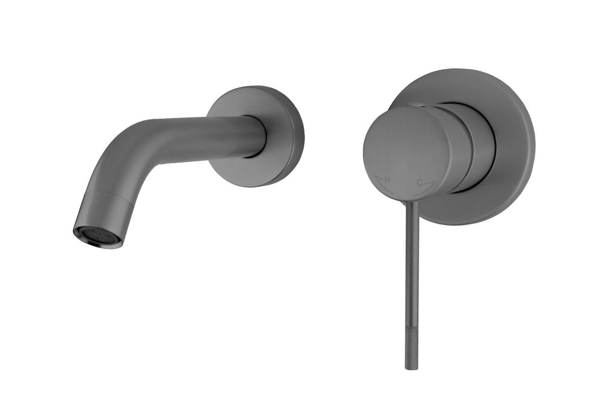 Best-Design "Moya-Decorata" inbouw-wandmengkraan uitl=20cm gunmetal