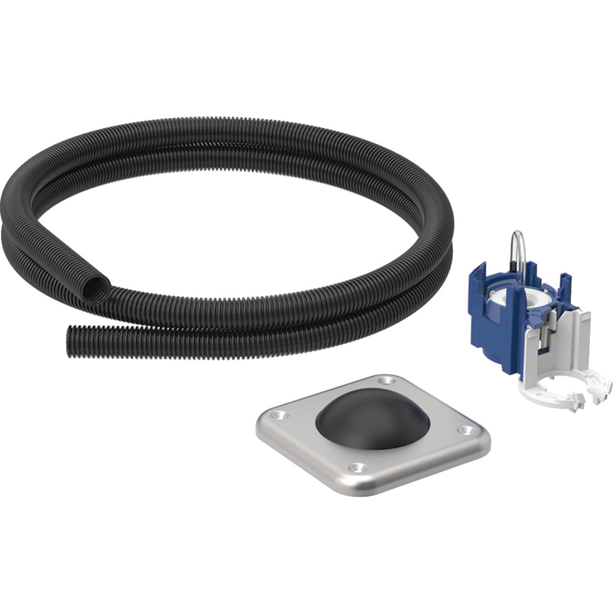 Geberit HyTouch pneumatische vloervoetdrukker in rvs