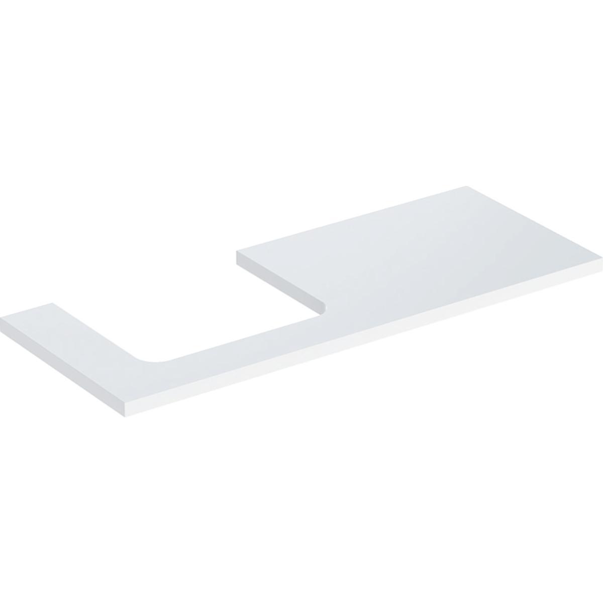 Geberit ONE Wastafelblad 120 cm, uitsparing links