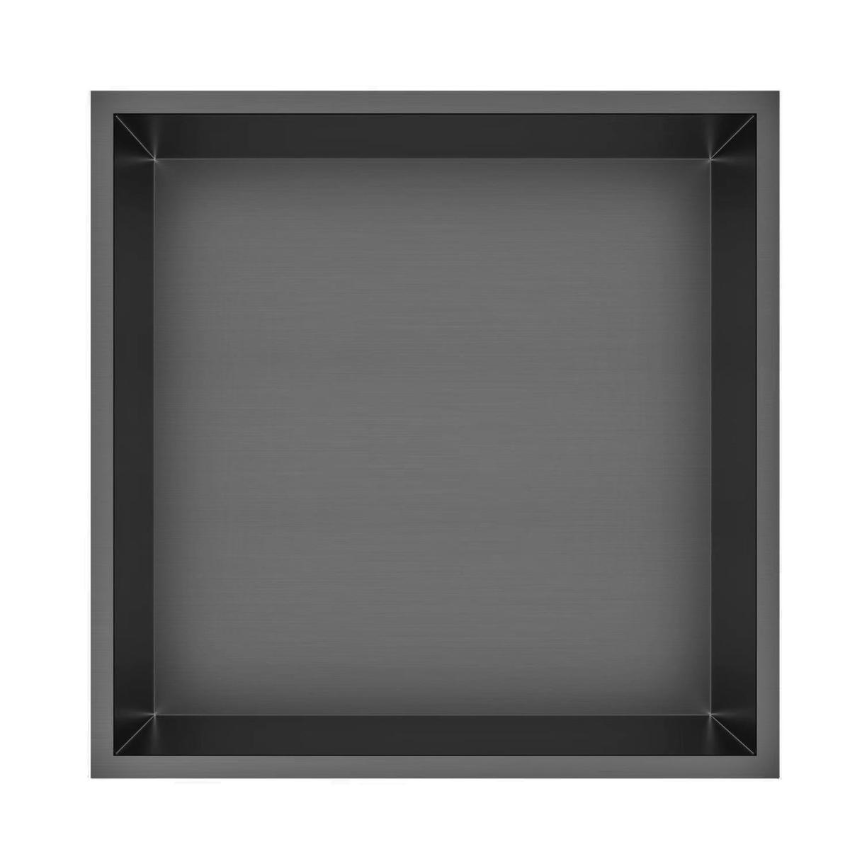 Best-Design Moya "Kaya" inbouwnis 30.5x30.5x7 cm Gunmetal