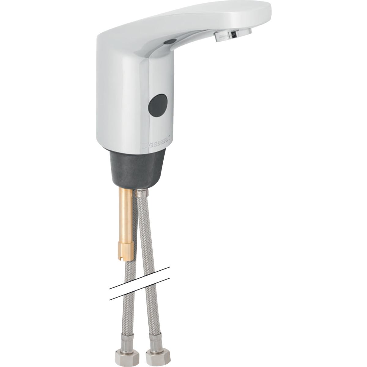Geberit type 185 wastafelkraan IR verborgen temp regelknop batterij