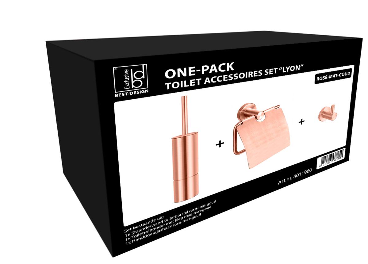 Best-Design One-Pack toilet accessoires set "Lyon"