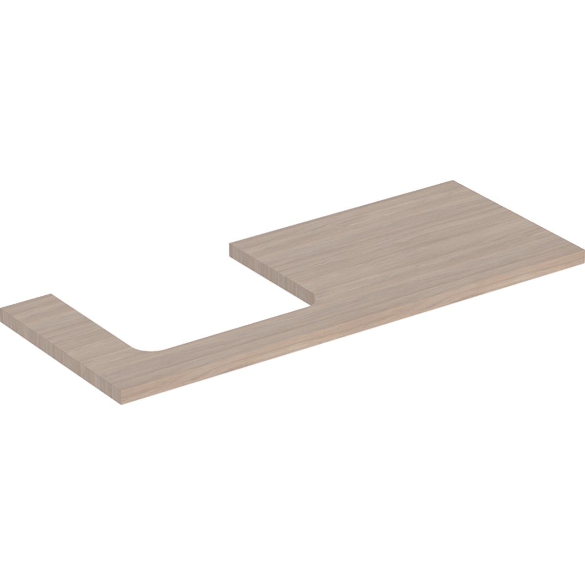 Geberit ONE Wastafelblad 120 cm, uitsparing links