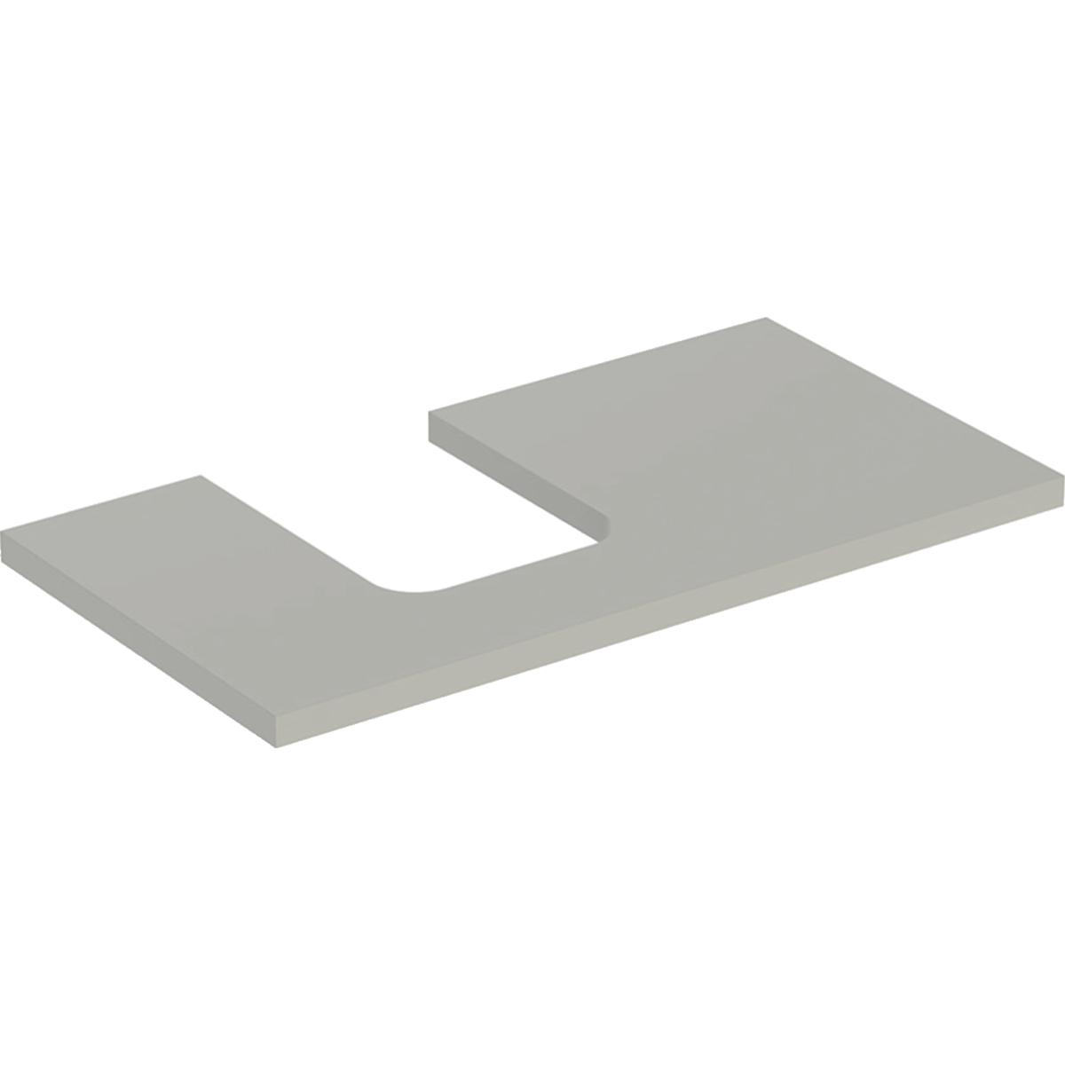 Geberit ONE Wastafelblad 90 cm, uitsparing links