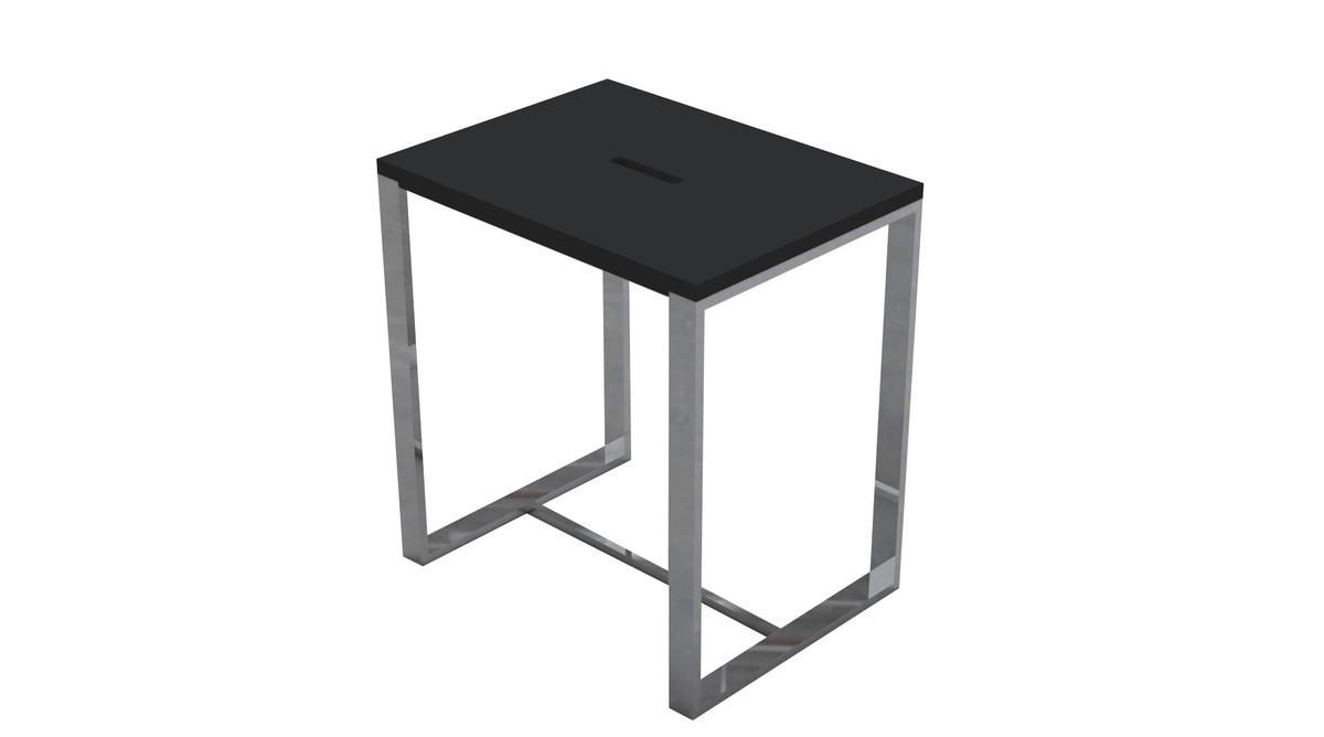 Best-Design "Faece-Black" stoel "Just-Solid-Steel" Zwart