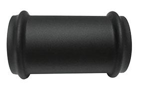 UniMatch buisverbinder 32 mm mat zwart