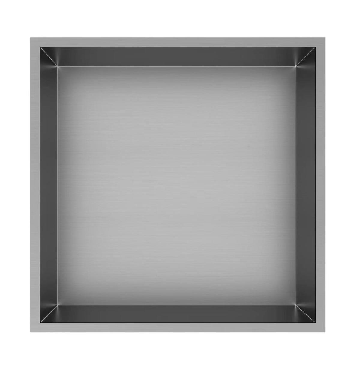 Best-Design Ore "Kaya" inbouwnis 30.5x30.5x7 cm RVS-304
