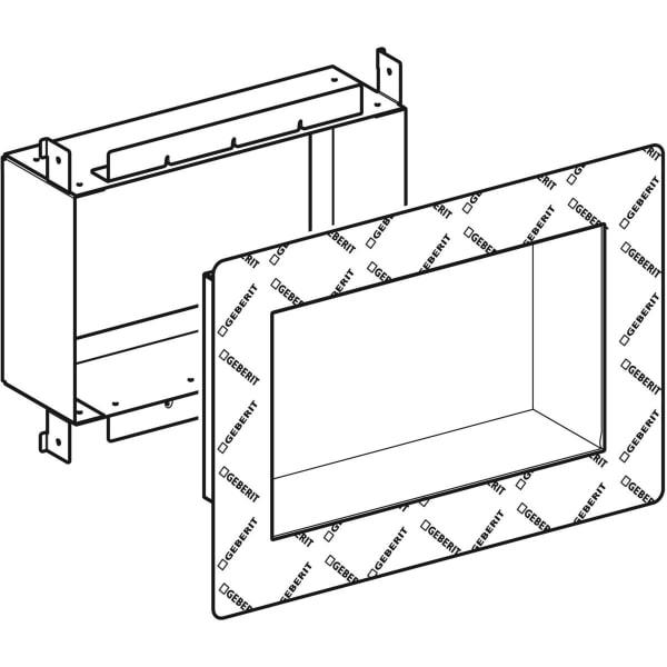 Geberit Duofix element voor opberg box in nis betegelbaar