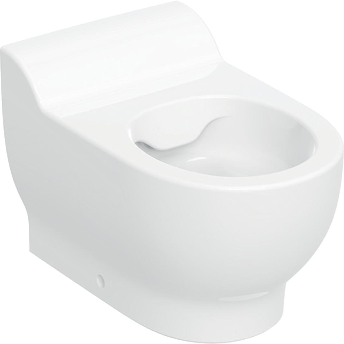 Geberit Bambini staande-wc diepspoel Rimfree H30 zonder scharniergaten