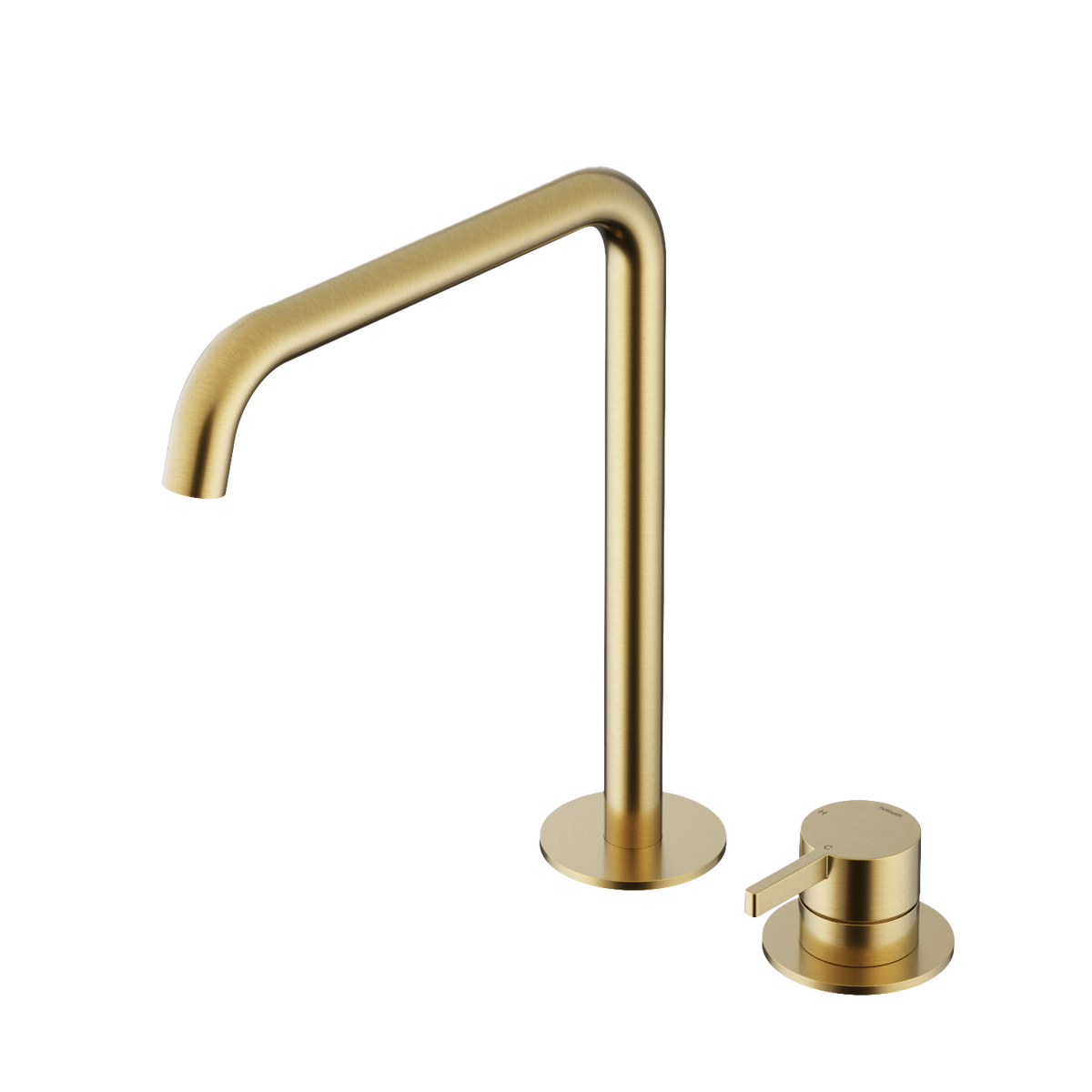 Wastafelmengkraan 2 gats Ace AC023H — Geborsteld messing PVD