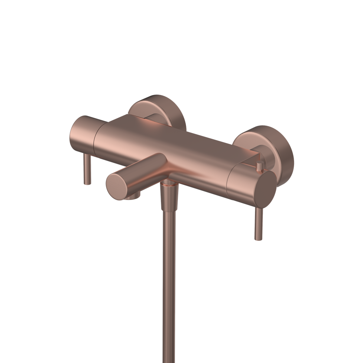 Cobber B022 opbouw-badthermostaat - Geborsteld koper PVD