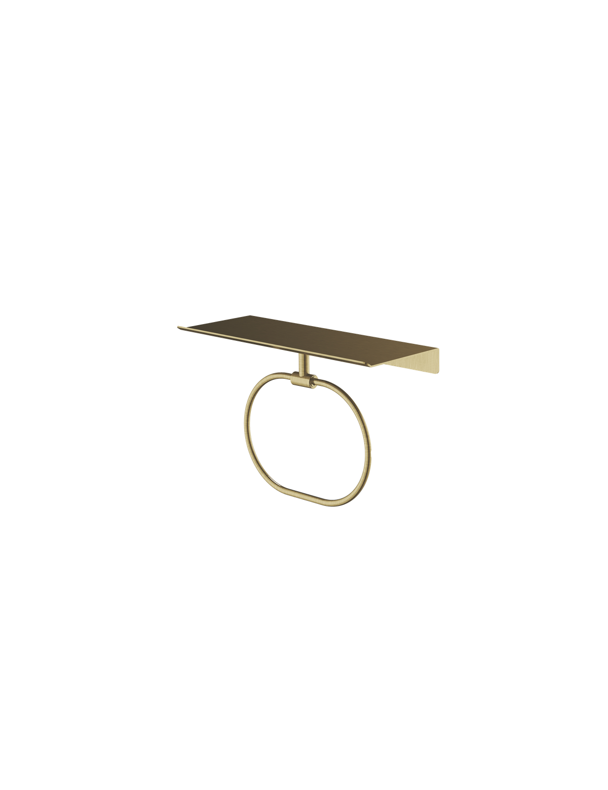 Handdoekring voor Planchet serie &More SHA08 — Geborsteld messing PVD