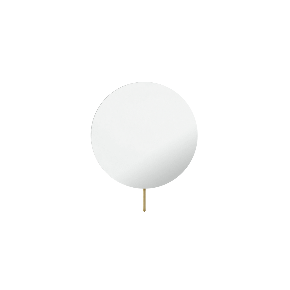 Vergrotingsspiegel met wandmontage &More BAA20 — Geborsteld messing