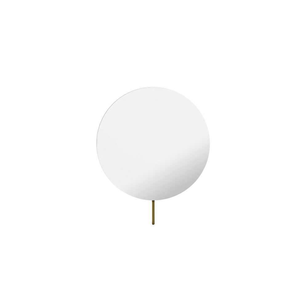 Vergrotingsspiegel met wandmontage &More BAA20 — Geborsteld messing PVD