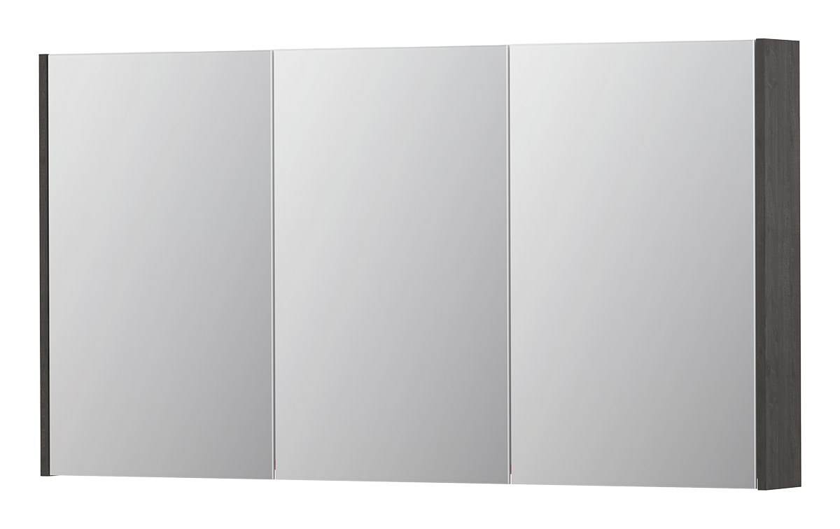 SPK 2 – 74 cm – Houtdecor – Oer grijs – 3 deuren