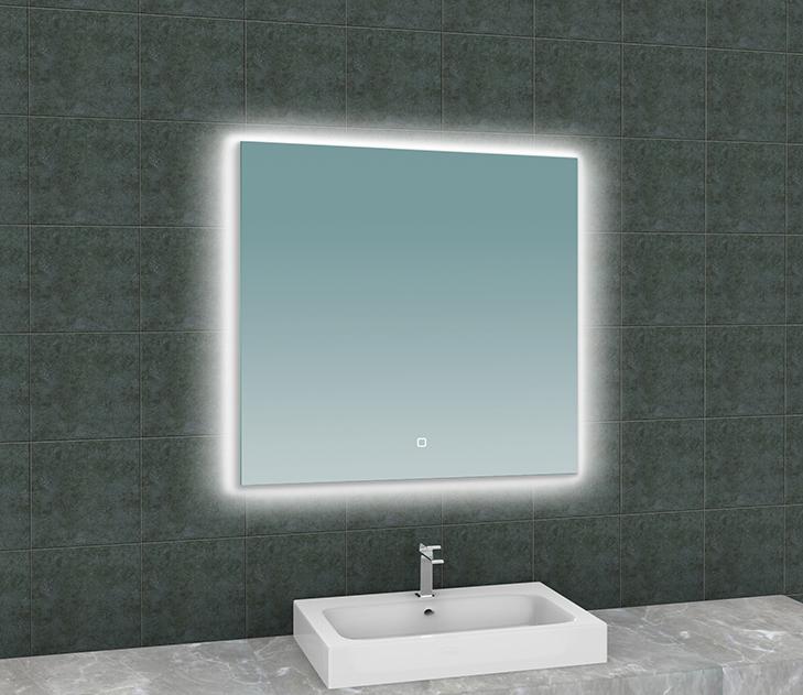 Soul spiegel vierkant met LED, dimbaar en spiegelverwarming